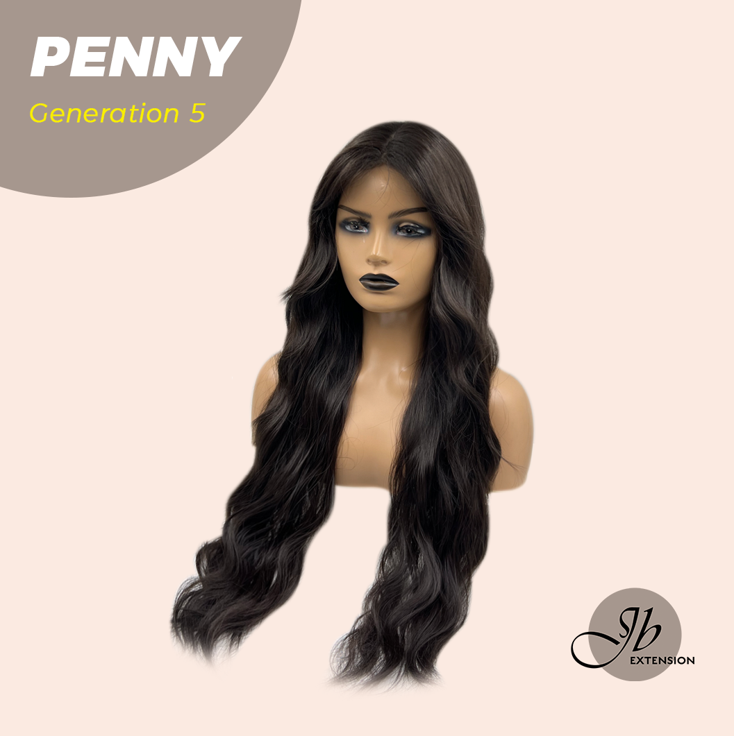 JBEXTENSION GENERATION FIVE 28 Inches Midnight Brown( Black/Brown) Wave Wig PENNY G5