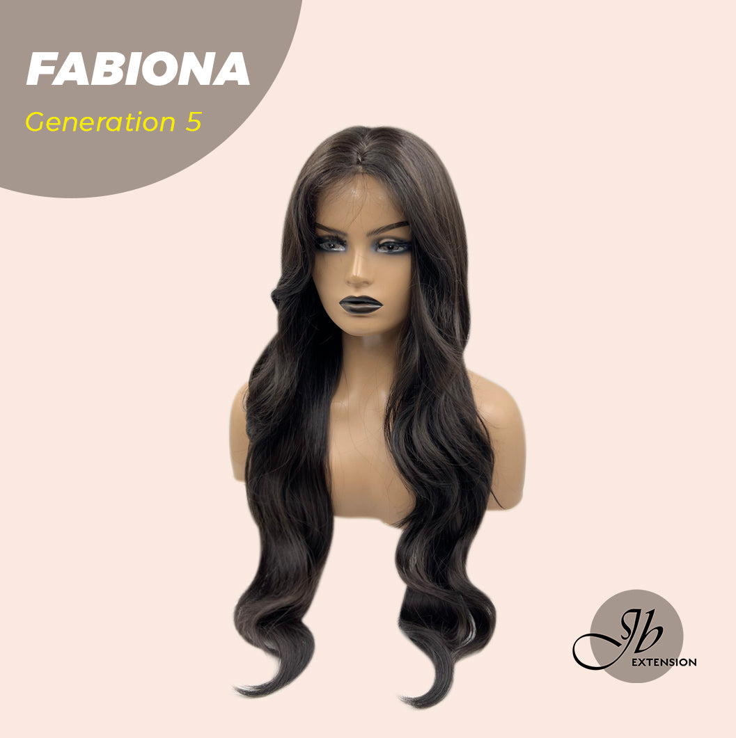 HOT OF SEASON - JBEXTENSION GENERATION FIVE 28 Inches Tea Black Darkest Brown Curly Wig FABIONA