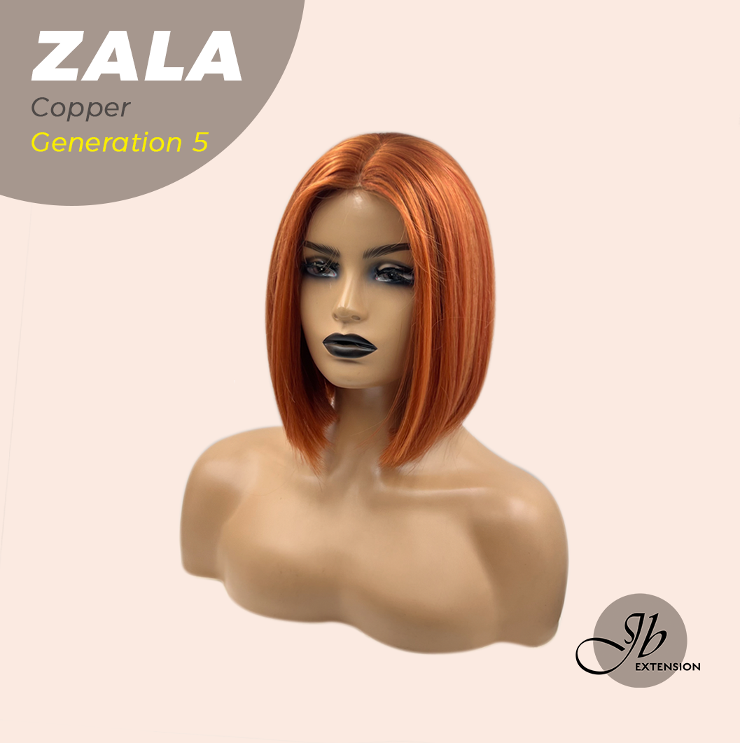 JBEXTENSION GENERATION FIVE 12 Inches Bob Cut Copper Wig ZALA G5 COPPER