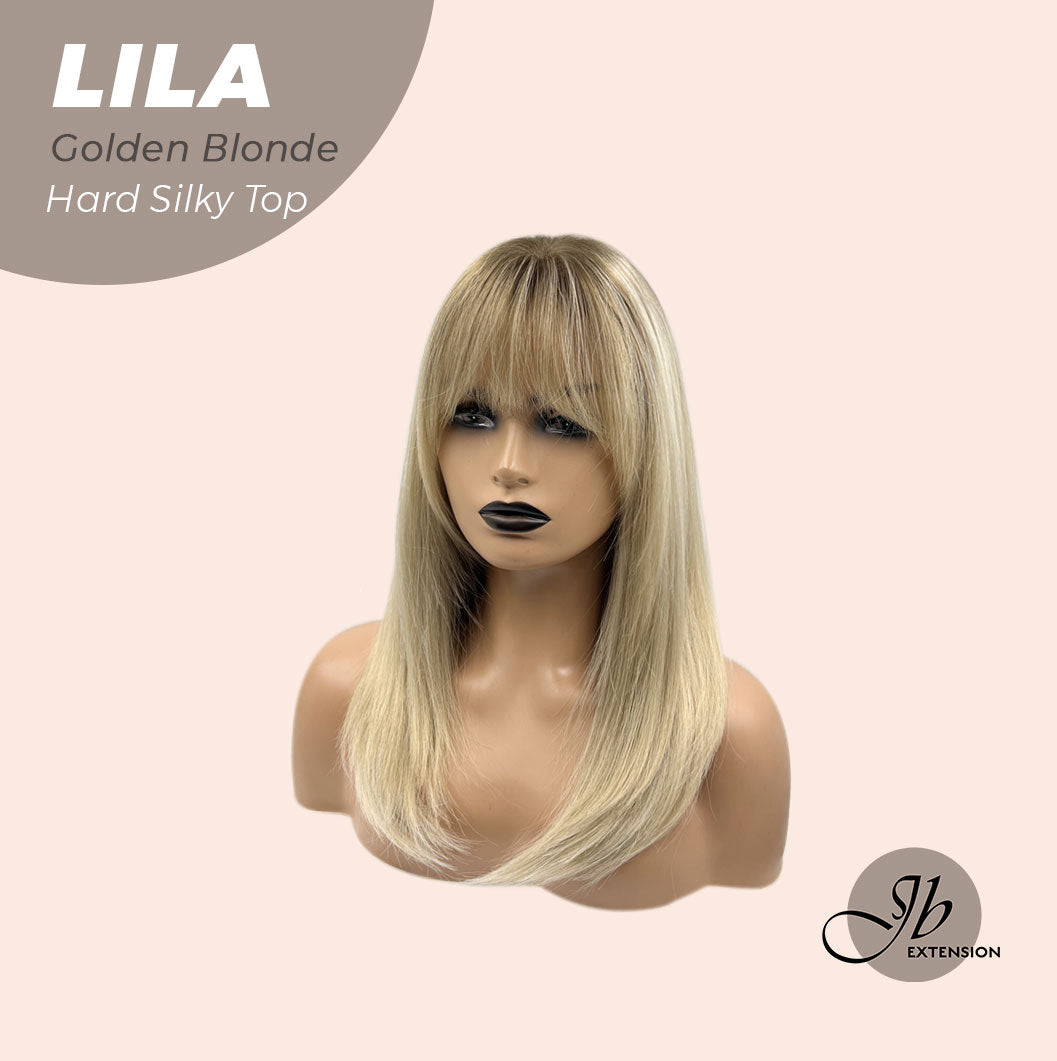 Get this Influencer Look with Hard Silky Top LILA GOLDEN BLONDE