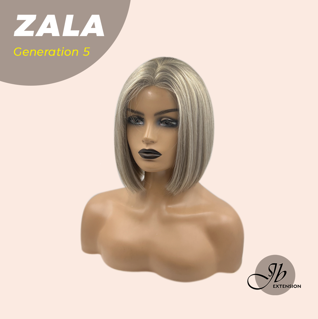 JBEXTENSION GENERATION FIVE 12 Inches Bob Cut Dark Grey Wig ZALA G5