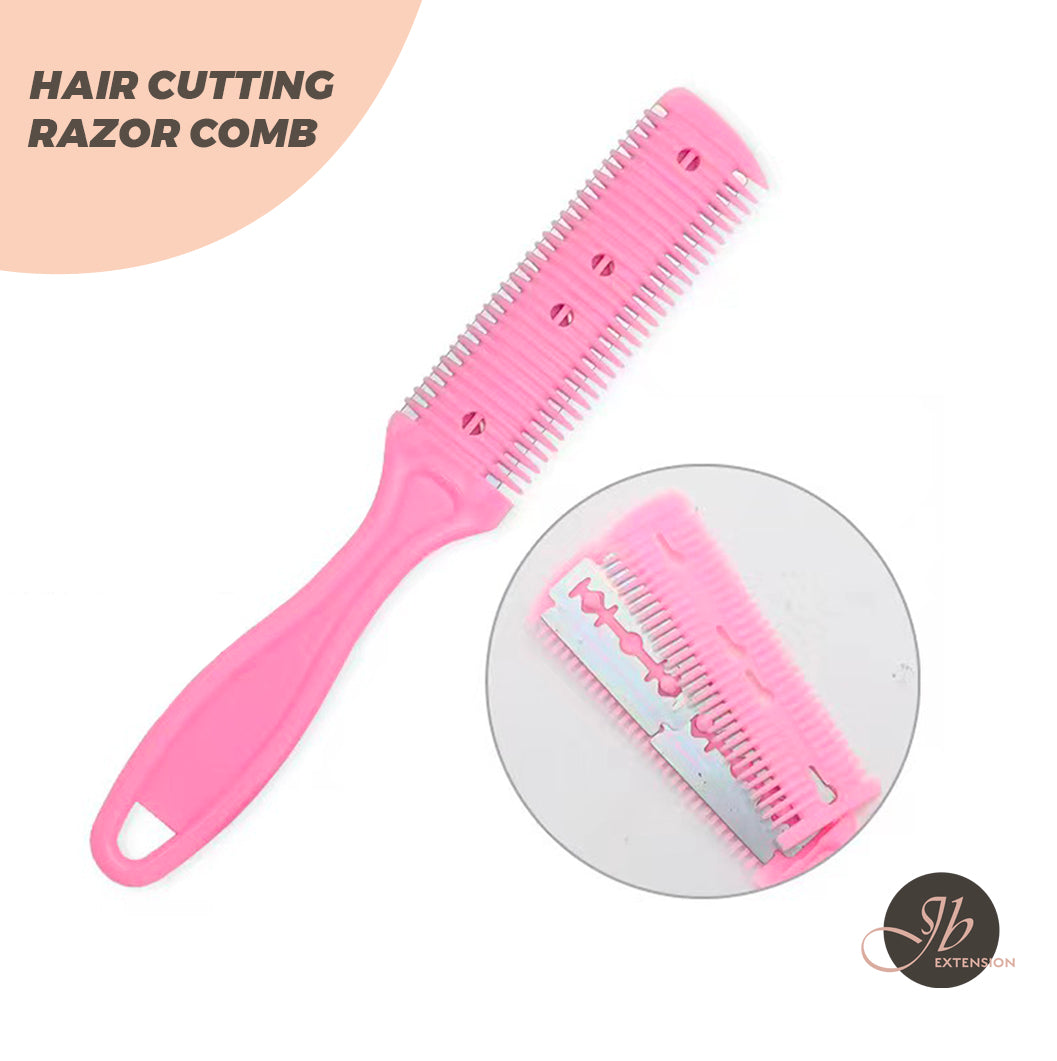 JBextension Trimmer Comb Hair Cutting Razor Comb Double Edge WIG Thinning Comb