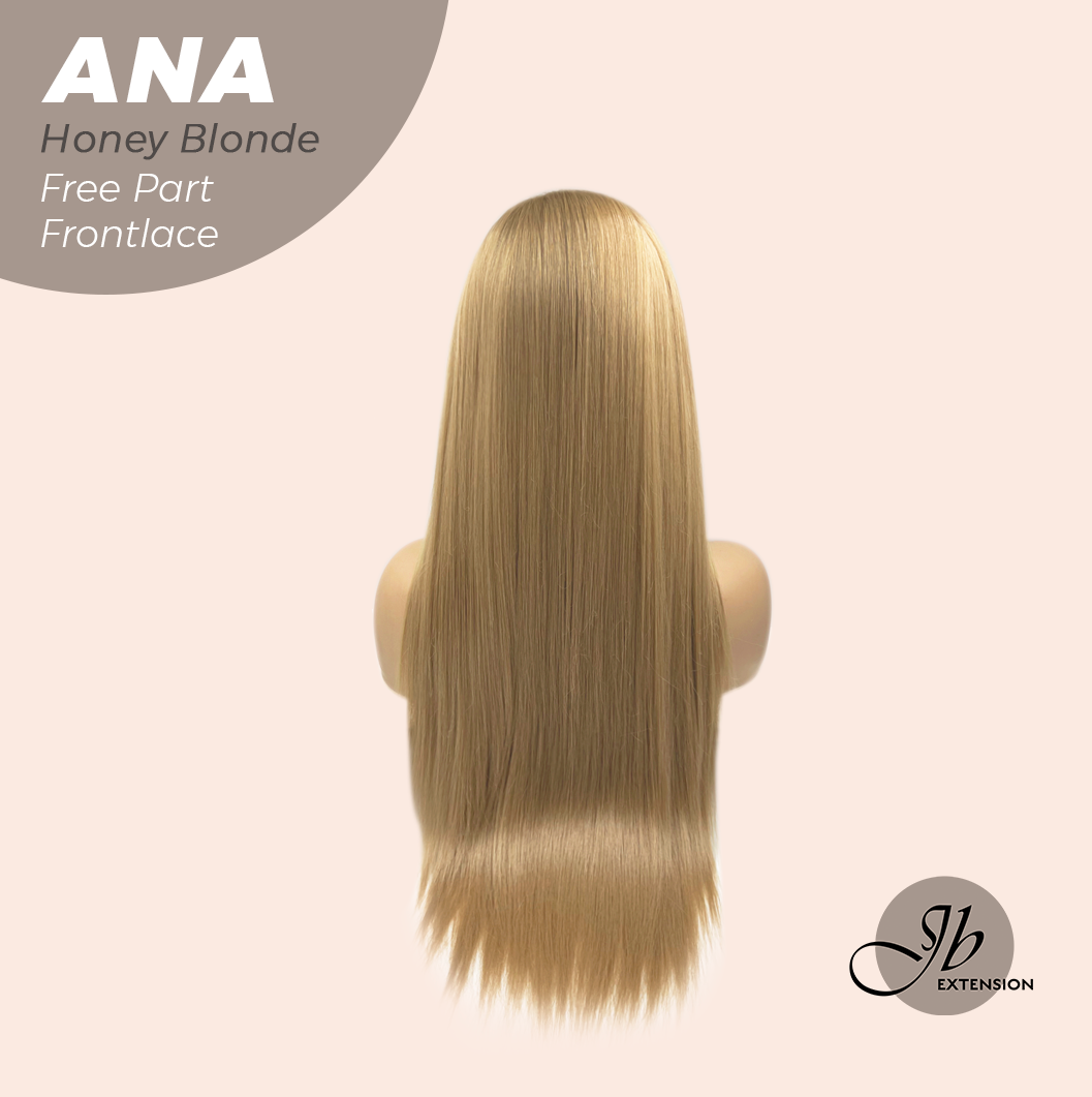 JBEXTENSION 28 Inches Honey Blonde Straight 13X6 Free Part Frontlace Glueless Wig ANA HONEY BLONDE