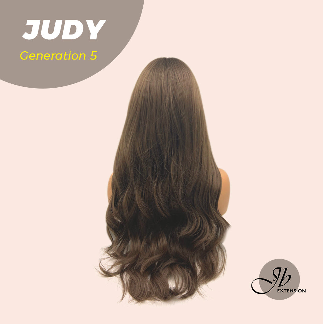 JBEXTENSION GENERATION FIVE 26 Inches Long Curly Brown Color Wig JUDY G5