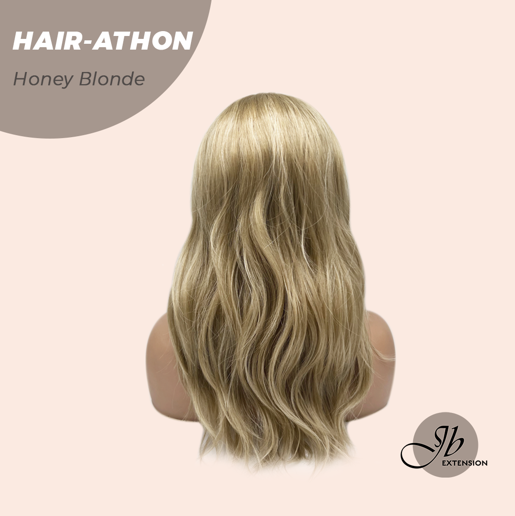 JBEXTENSION 18 Inches Curly Honey Blonde Headband Wig HAIR-ATHON - HONEY BLONDE