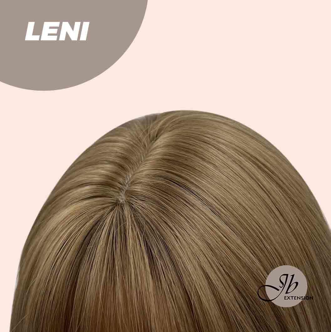 JBEXTENSION 22 Inches Brown Fashion Wig With Bangs LENI