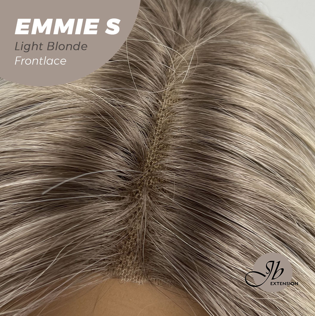HOT OF SEASON -JBEXTENSION 22 Inches Curly Light Blonde Pre-Cut Frontlace Glueless Wig EMMIE S