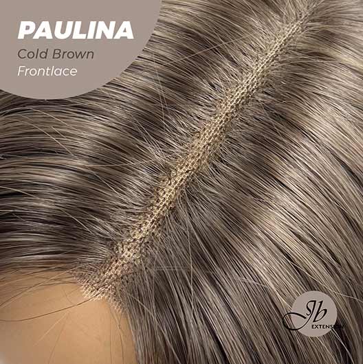 JBEXTENSION 10 Inches Bob Cut Cold Brown Straight Pre-Cut Frontlace Glueless Wig PAULINA COLD BROWN