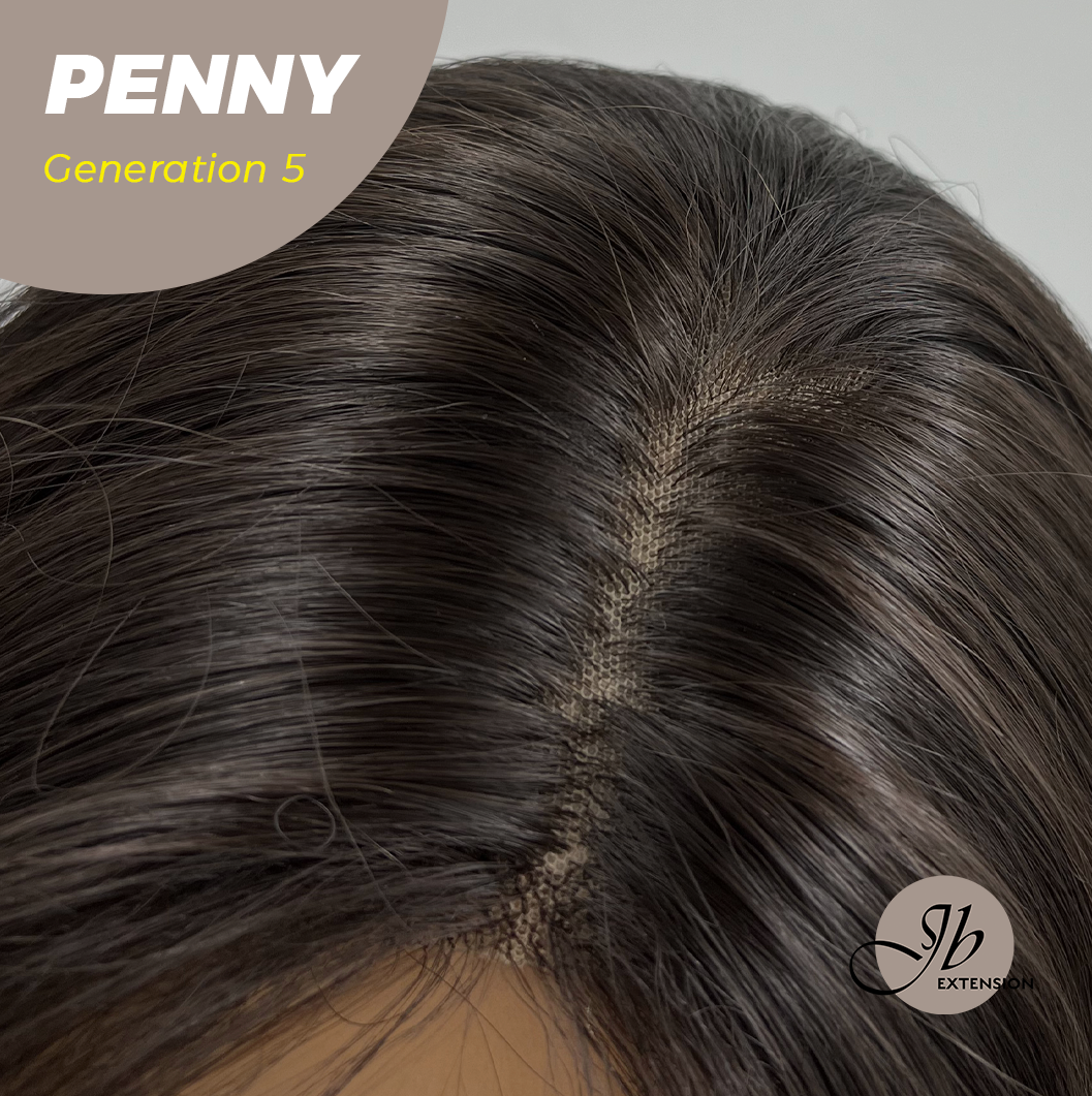 JBEXTENSION GENERATION FIVE 28 Inches Midnight Brown( Black/Brown) Wave Wig PENNY G5