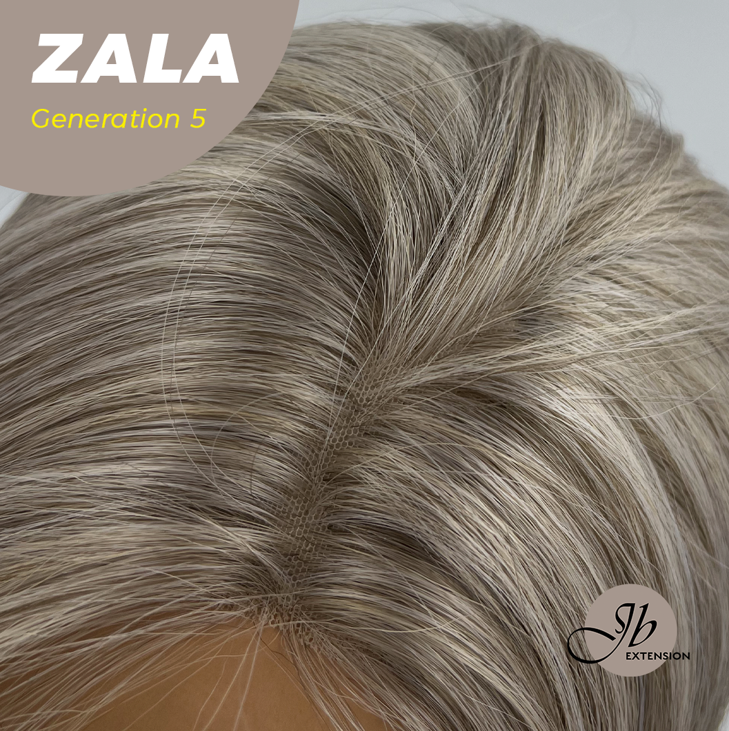 JBEXTENSION GENERATION FIVE 12 Inches Bob Cut Dark Grey Wig ZALA G5
