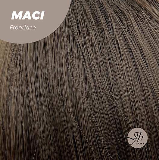 JBEXTENSION 10 Inches Bob Cut Brown Side Part Frontlace Glueless Wig MACI