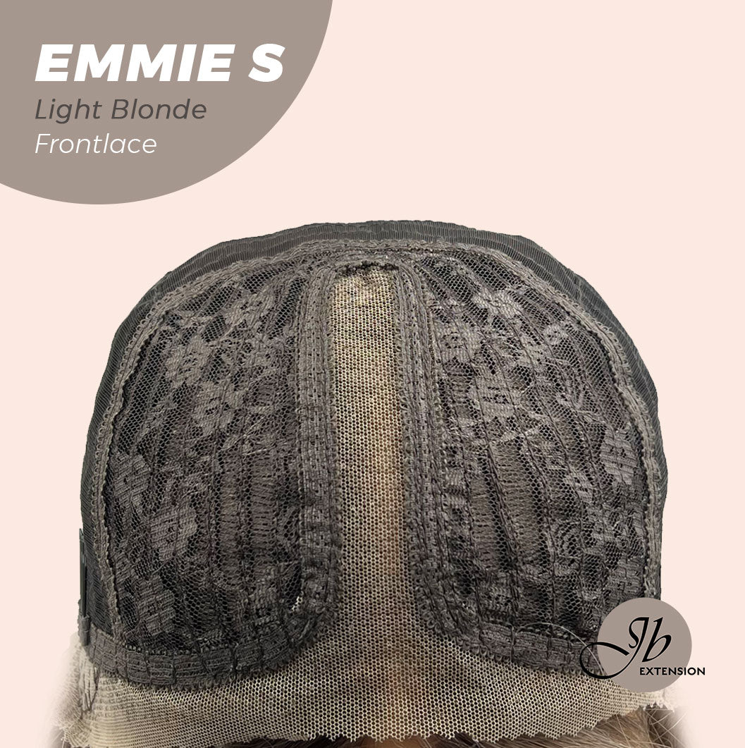 JBEXTENSION 22 Inches Curly Light Blonde Pre-Cut Frontlace Glueless Wig EMMIE S