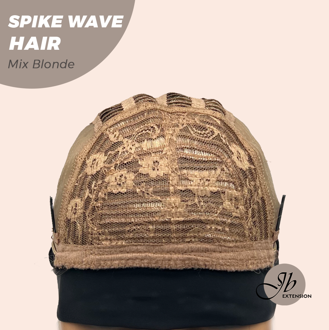 JBEXTENSION 24 Inches Long Curly Hair Mix Blonde Headband Wig SPIKE WAVE HAIR - MIX BLONDE