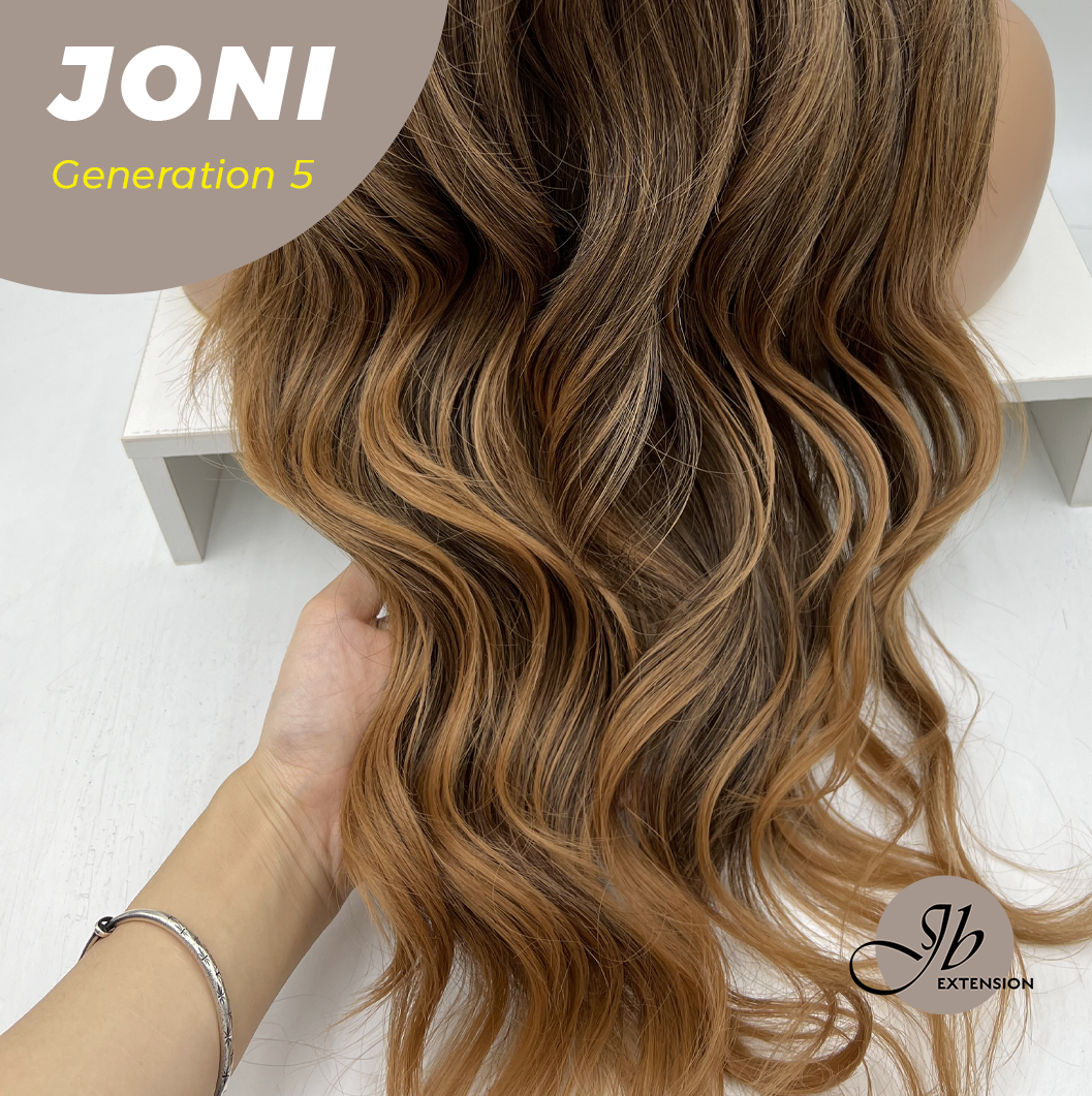 JBEXTENSION GENERATION FIVE 28 Inches Dark Copper Curly Wig JONI G5