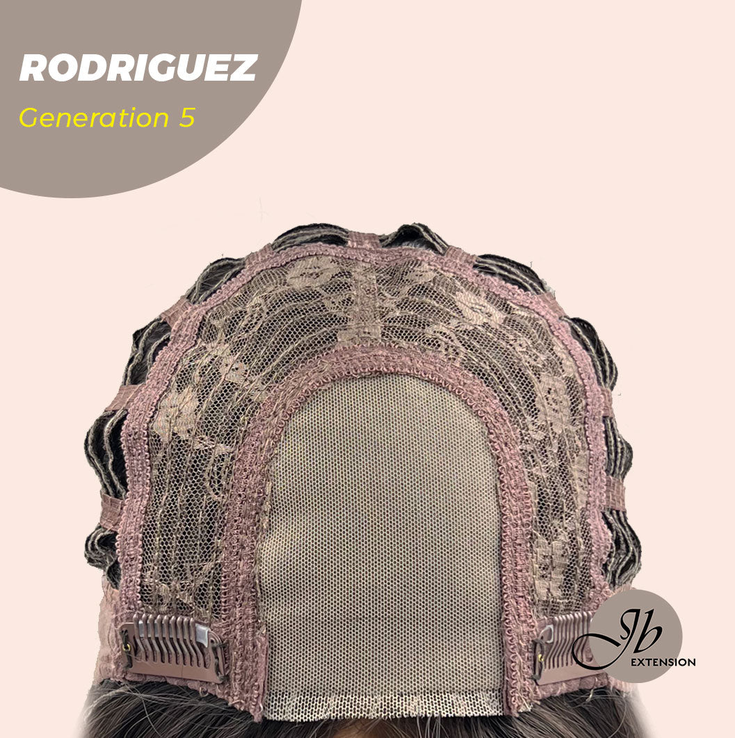 JBEXTENSION GENERATION FIVE 28 Inches Long Straight Midnight Brown( Black/Brown) Wig RODRIGUEZ G5