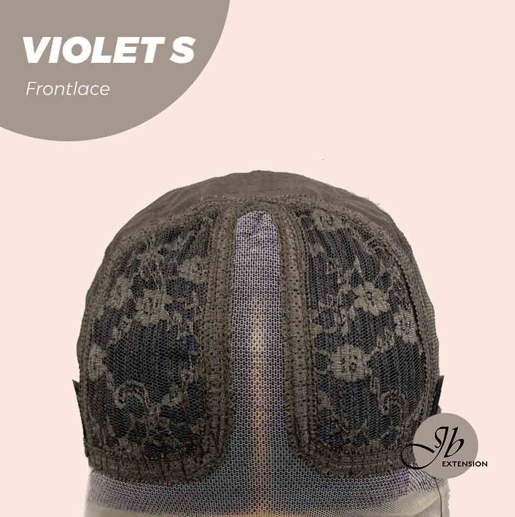 JBEXTENSION 26 Inches Dark Purple Color Long Curly Frontlace Glueless Wig VIOLET S