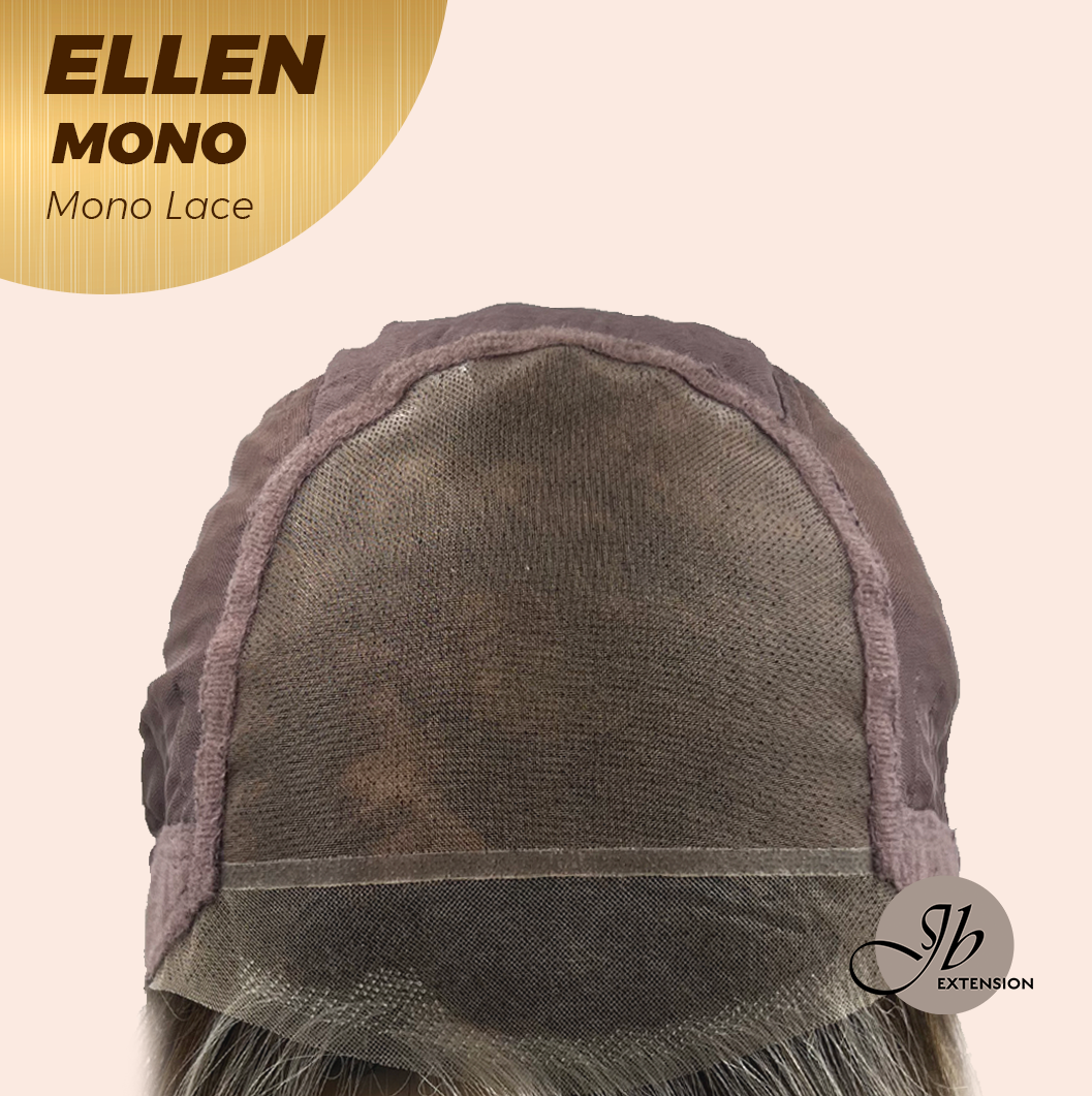 [PRE-ORDER] HOT OF SEASON -  ELLEN MONO Full Monofilament Handmade Full Lace Full Hand Tied Wig 12 Inches Blonde Mono Lace Handmade Futura Fiber Wig Glueless Wig ELLEN MONO【BENDY EAR TABS】