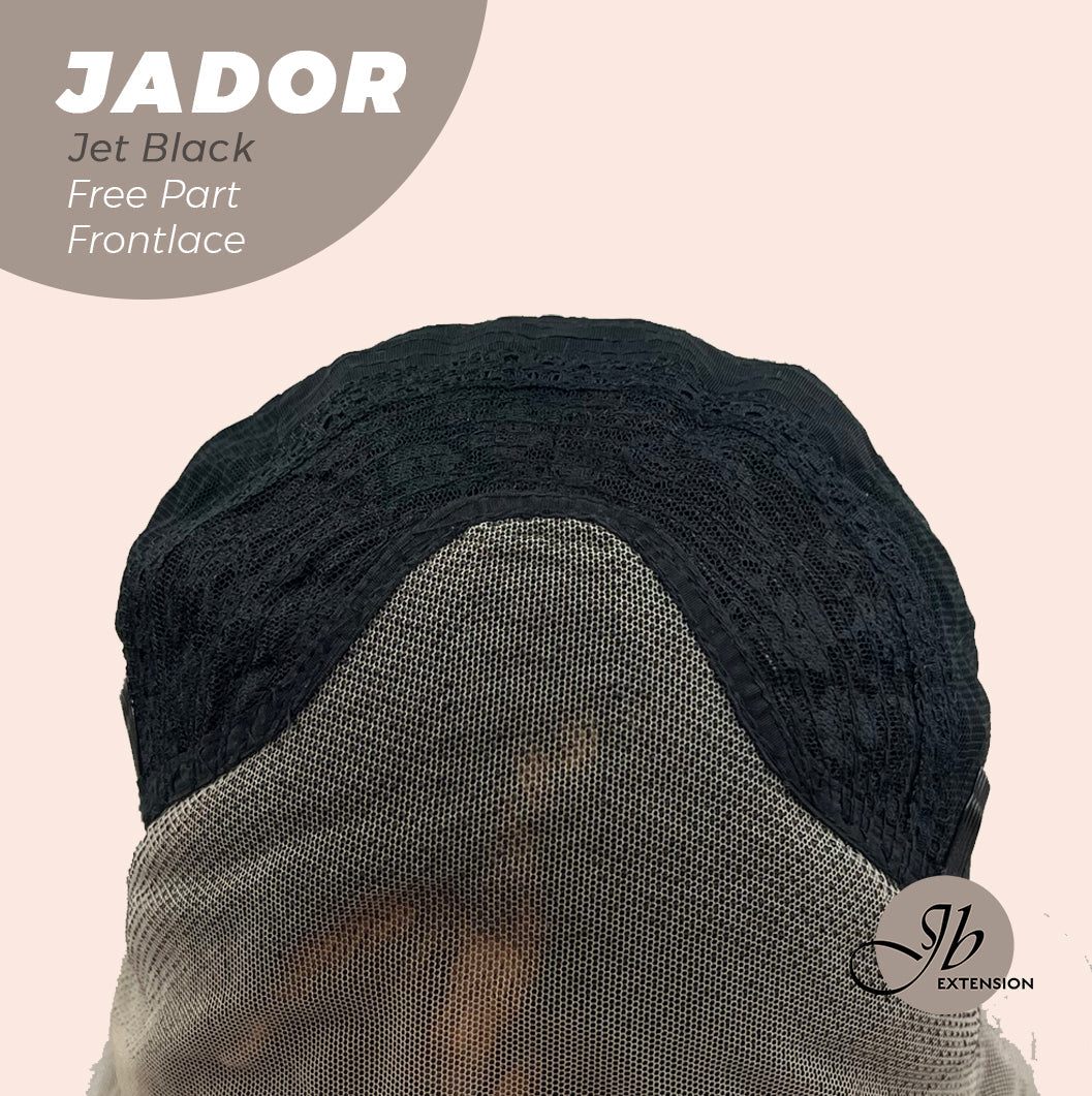 HOT OF SEASON -10 Inches Jet Black Curly Pre Plucked 13*3 HD Transparent Lace Frontal Swiss Lace Glueless Wig JADOR BLACK