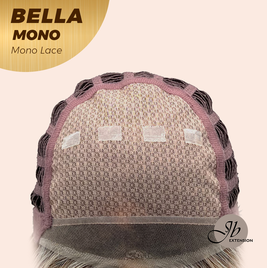 [PRE-ORDER] JBEXTENSION BELLA MONO Monofilament Handmade Wig 6X5 Full Monofilament Hand Tied Top Wig 15 Inches Peach Blonde Mono Lace Wig With Anti-slip Silicone Strips Glueless Wig BELLA MONO【BENDY EAR TABS】