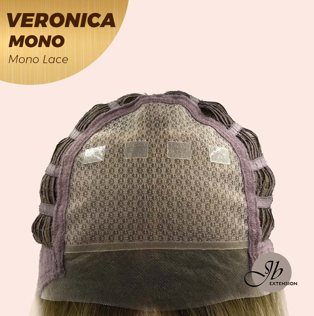 [PRE-ORDER] JBEXTENSION VERONICA MONO Monofilament Handmade Wig 6X5 Full Monofilament Hand Tied Top Wig 12 Inches Blonde Wave Mono Lace Wig With Anti-slip Silicone Strips Glueless Wig VERONICA MONO【BENDY EAR TABS】