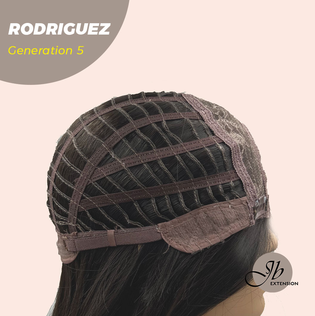 JBEXTENSION GENERATION FIVE 28 Inches Long Straight Midnight Brown( Black/Brown) Wig RODRIGUEZ G5