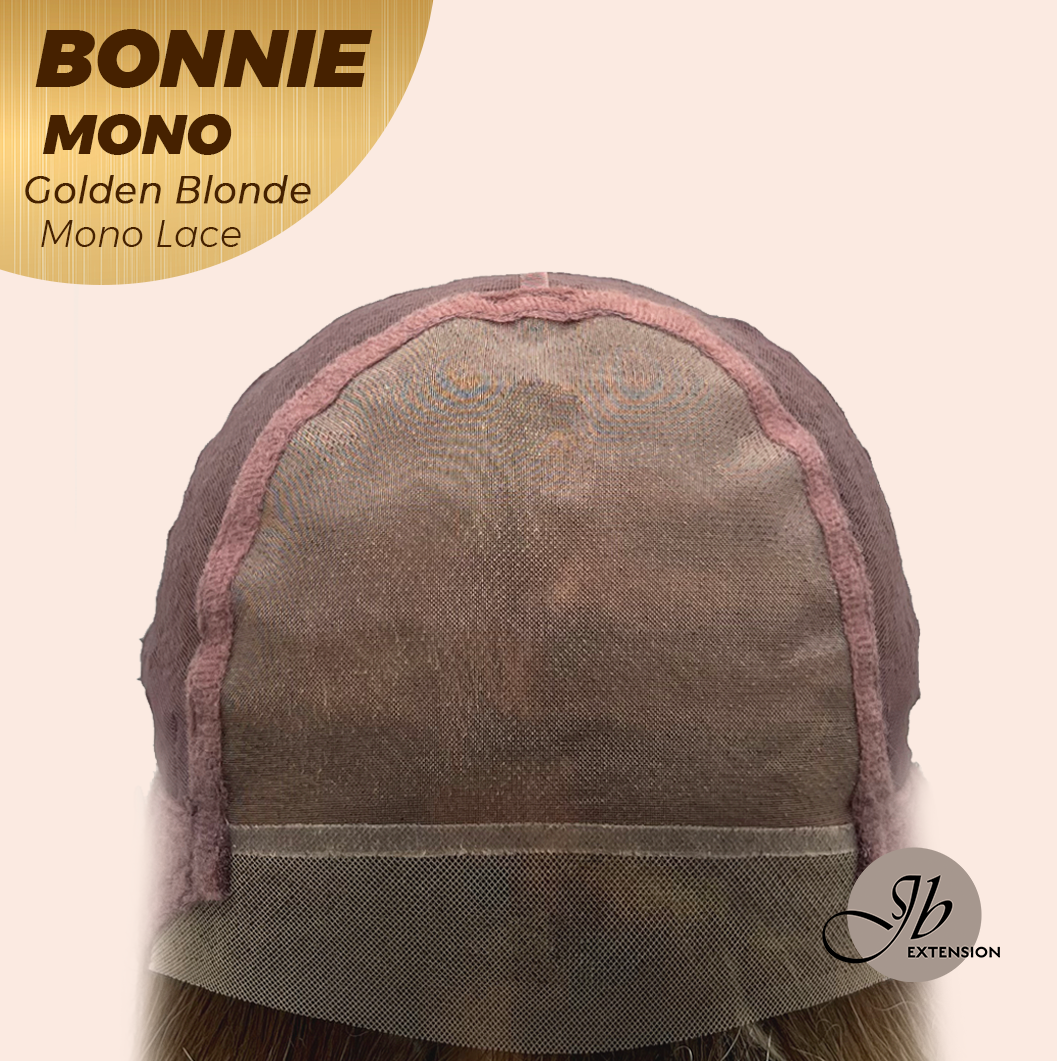 [PRE-ORDER] HOT OF SEASON - BONNIE MONO GOLDEN BLONDE Full Monofilament Handmade Full Lace Full Hand Tied Wig 12 Inches Golden Blonde With Dark Root Mono Lace Handmade Futura Fiber Glueless Wig BONNIE MONO GOLDEN BLONDE【BENDY EAR TABS】