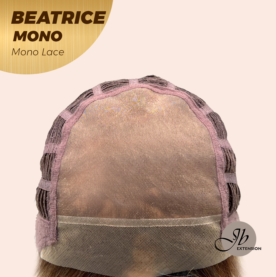 [PRE-ORDER] JBEXTENSION BEATRICE MONO Monofilament Handmade Wig 6X5 Full Monofilament Hand Tied Top Wig 17 Inches Golden Blonde Mono Lace Wig Glueless Wig BEATRICE MONO【BENDY EAR TABS】
