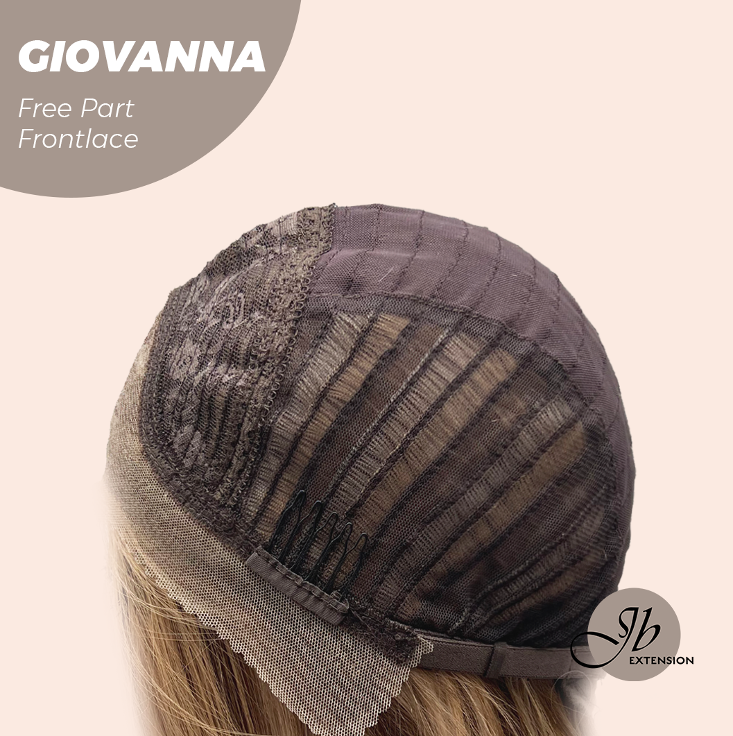 [PRE-ORDER] JBEXTENSION 22 Inches Mix Blonde Straight Fiber X, Tangle Less Pre-Cut Free Part Frontlae Glueless Wig GIOVANNA