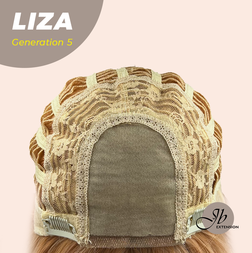 JBEXTENSION GENERATION FIVE 28 Inches Peach Blonde Curly Wig LIZA G5