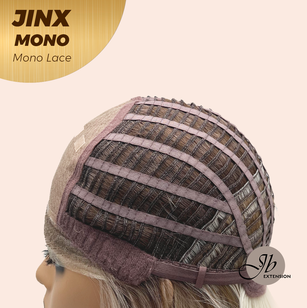 [PRE-ORDER] JBEXTENSION JINX MONO Monofilament Handmade Wig 6X5 Full Monofilament Hand Tied Top Wig 12 Inches Blonde Mono Lace Wig With Anti-slip Silicone Strips Glueless Wig JINX MONO【BENDY EAR TABS】