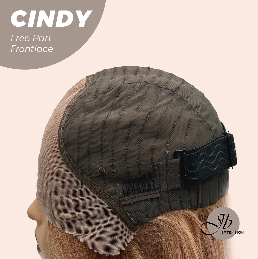 JBEXTENSION 20 Inches Strawberry Blonde Curly Pre-Cut 9X6 U Lace Free Part Frontlace Glueless Wig CINDY
