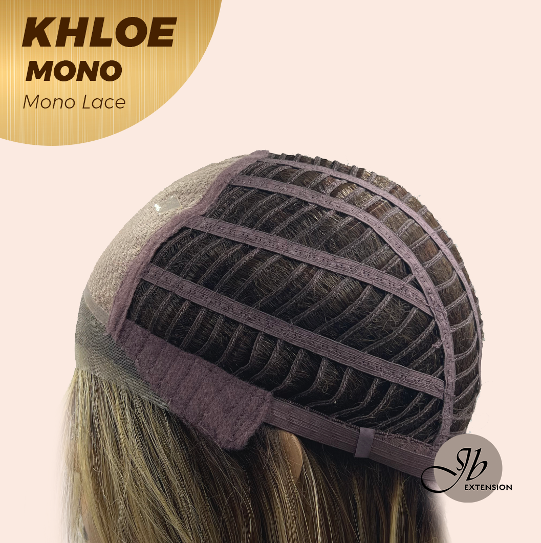 [PRE-ORDER] JBEXTENSION KHLOE MONO Monofilament Handmade Wig 6X5 Full Monofilament Hand Tied Top Wig 12 Inches Bob Cut Hazelnut Blonde Highlight Mono Lace Handmade Futura Fiber Wig With Anti-slip Silicone Strips Glueless Wig KHLOE MONO【BENDY EAR TABS】