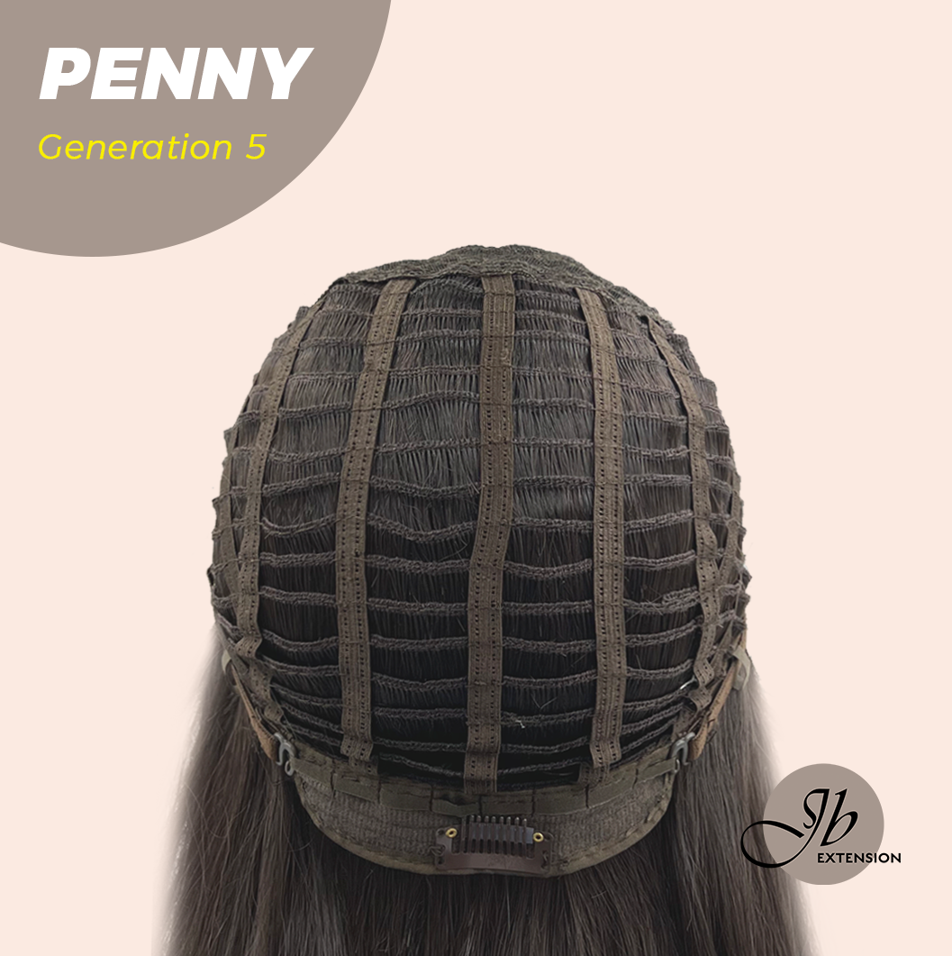 JBEXTENSION GENERATION FIVE 28 Inches Midnight Brown( Black/Brown) Wave Wig PENNY G5