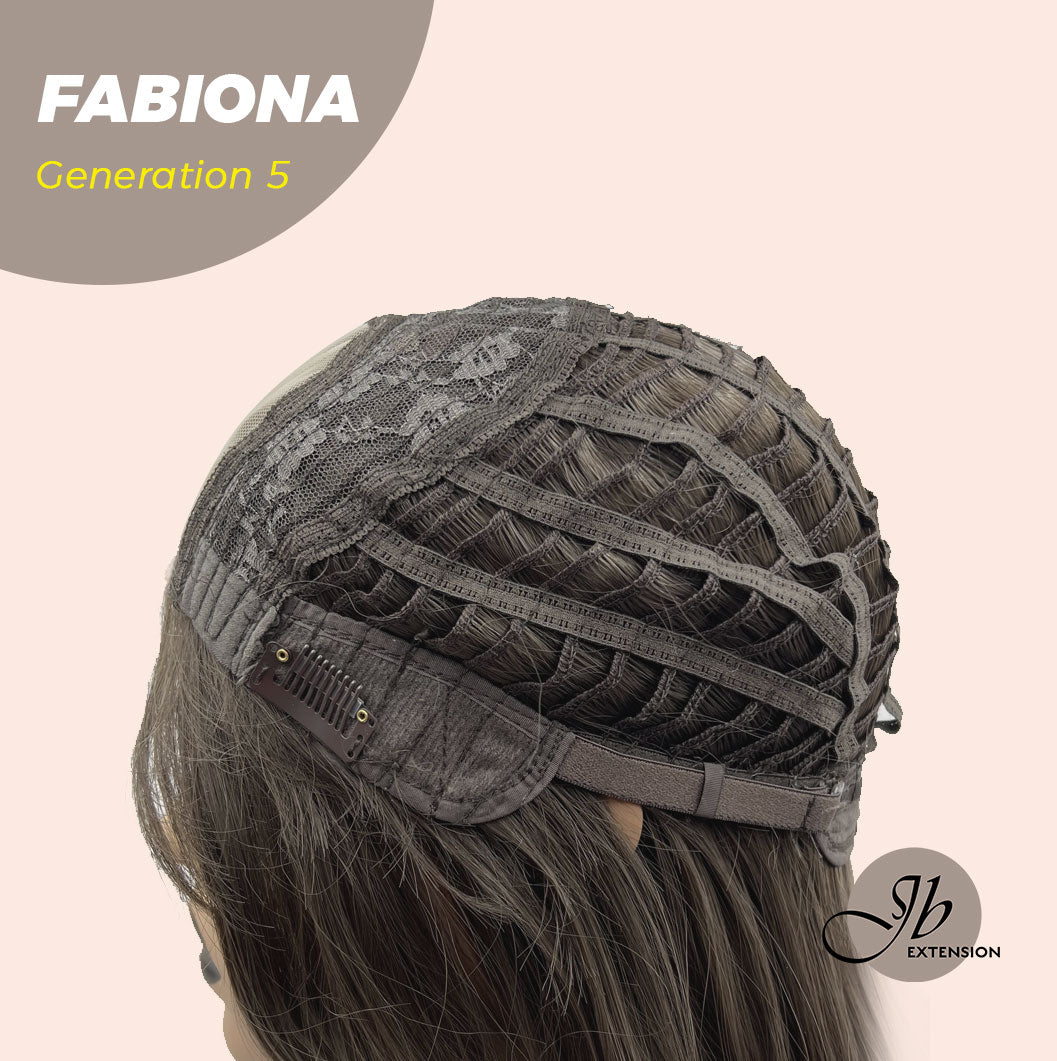 HOT OF SEASON - JBEXTENSION GENERATION FIVE 28 Inches Tea Black Darkest Brown Curly Wig FABIONA