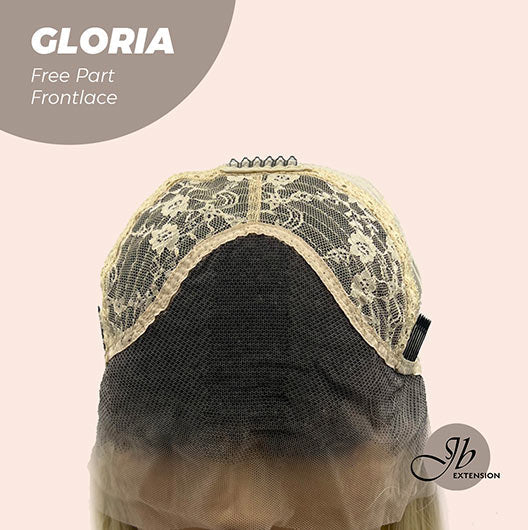 JBEXTENSION 30 Inches Blonde With Dark Root Extra Long Straight Lace Front Wig.Pre Plucked 6*14 HD Transparent Lace Frontal Glueless Wig GLORIA