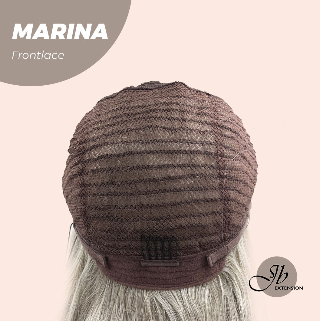 JBEXTENSION 20 Inches Silver Color Wave Pre-Cut Frontlace Glueless Wig MARINA