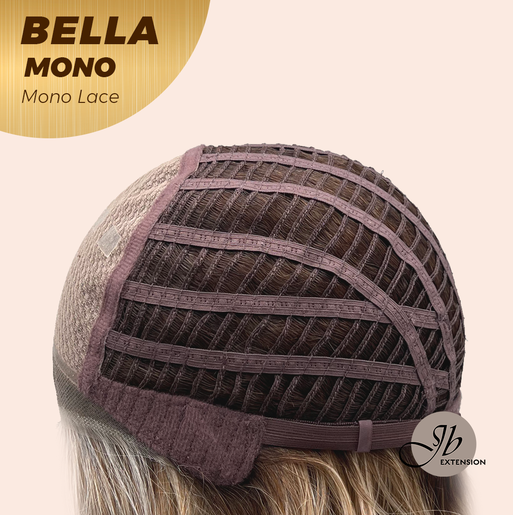 [PRE-ORDER] JBEXTENSION BELLA MONO Monofilament Handmade Wig 6X5 Full Monofilament Hand Tied Top Wig 15 Inches Peach Blonde Mono Lace Wig With Anti-slip Silicone Strips Glueless Wig BELLA MONO【BENDY EAR TABS】