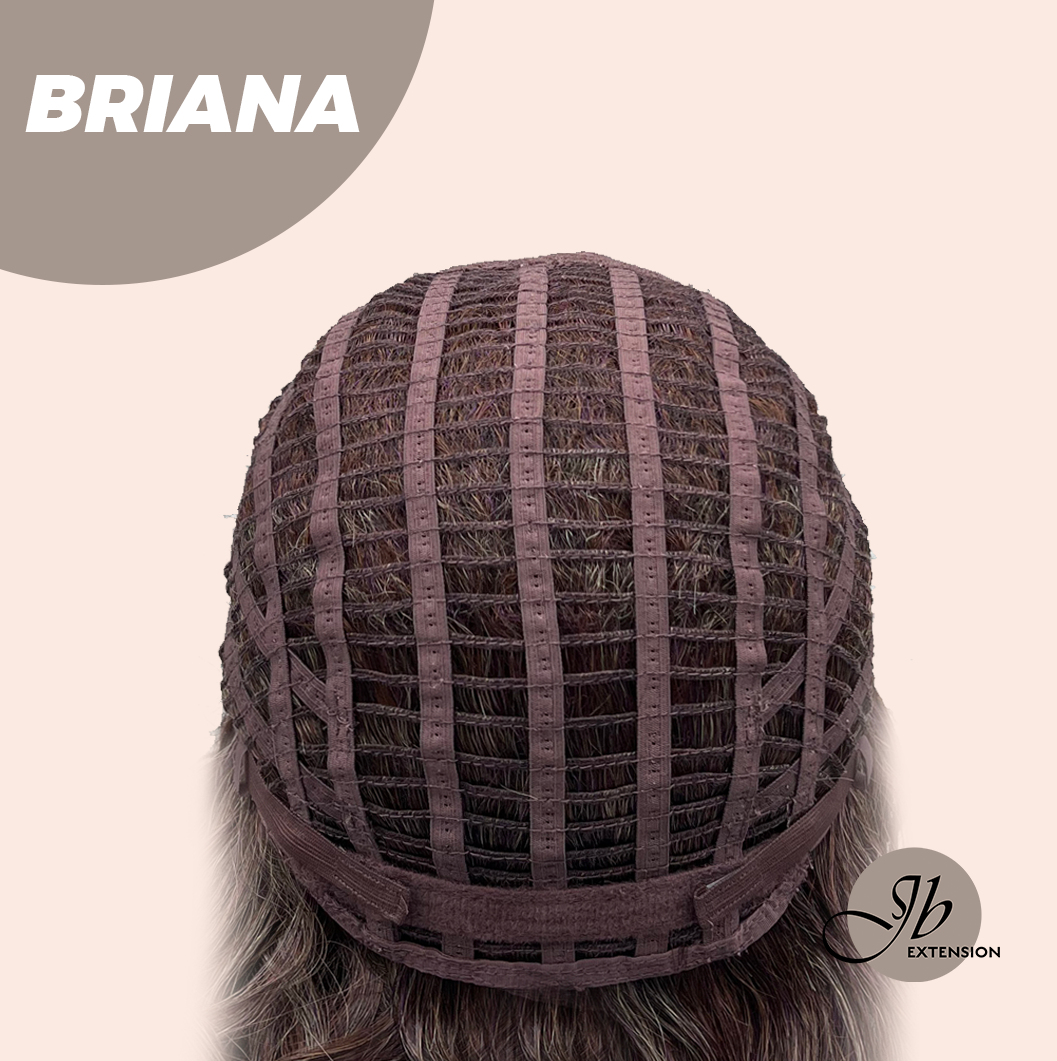 JBEXTENSION 13 Inches Dark Red Curly Women Fashion Full Machine Wig With Bangs BRIANA【PLUS PERMATEASE】【BENDY EAR TABS】