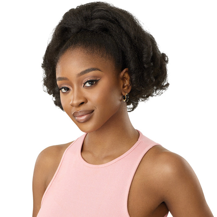 Outre Pretty Quick Drawstring Ponytail - KINKY CURLY 12"