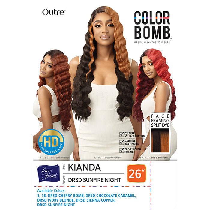 Outre Color Bomb 5" Deep Part HD Lace Front Wig - KIANDA