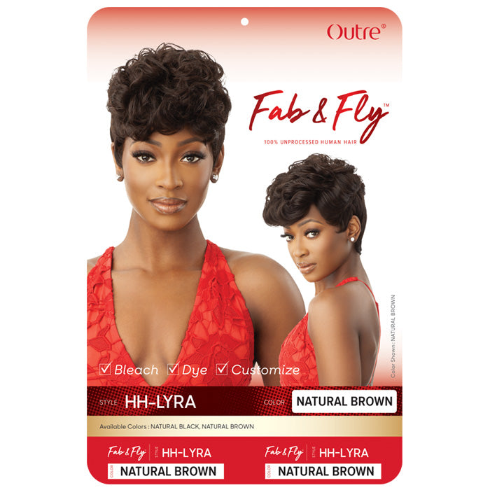 Outre Fab & Fly 100% Unprocessed Human Hair Full Cap Wig - HH LYRA
