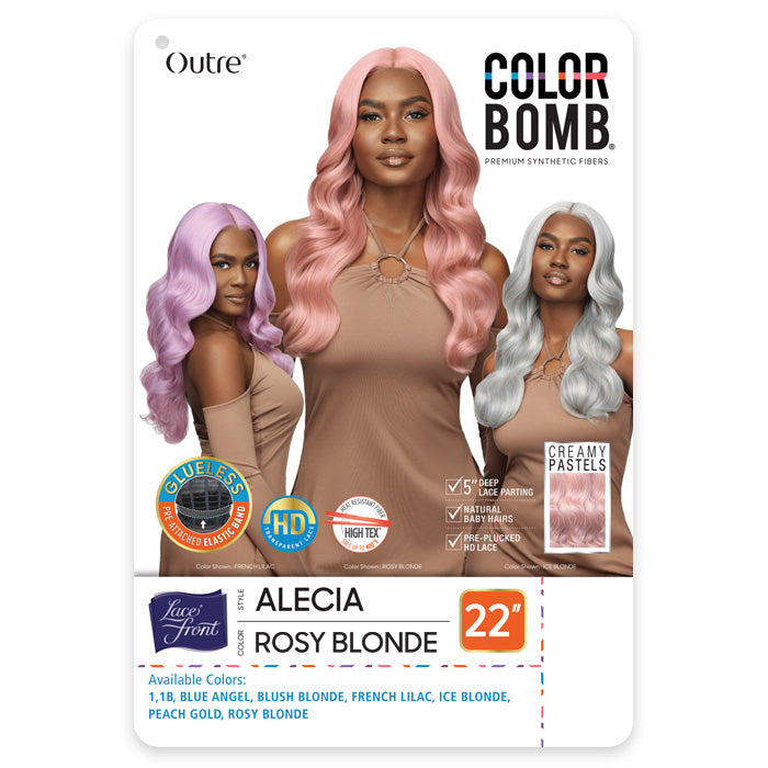 Outre Color Bomb Glueless 5" Deep Part HD Lace Front Wig - ALECIA