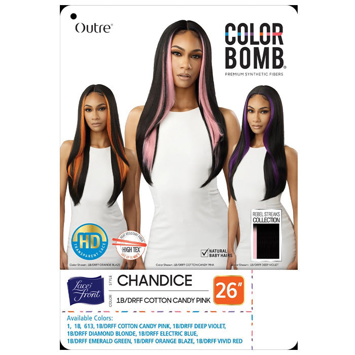 Outre Color Bomb Synthetic HD Lace Front Wig - CHANDICE