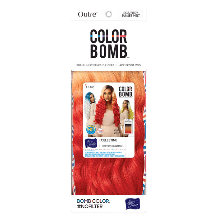Outre Color Bomb HD Transparent Lace Front Wig - CELESTINE