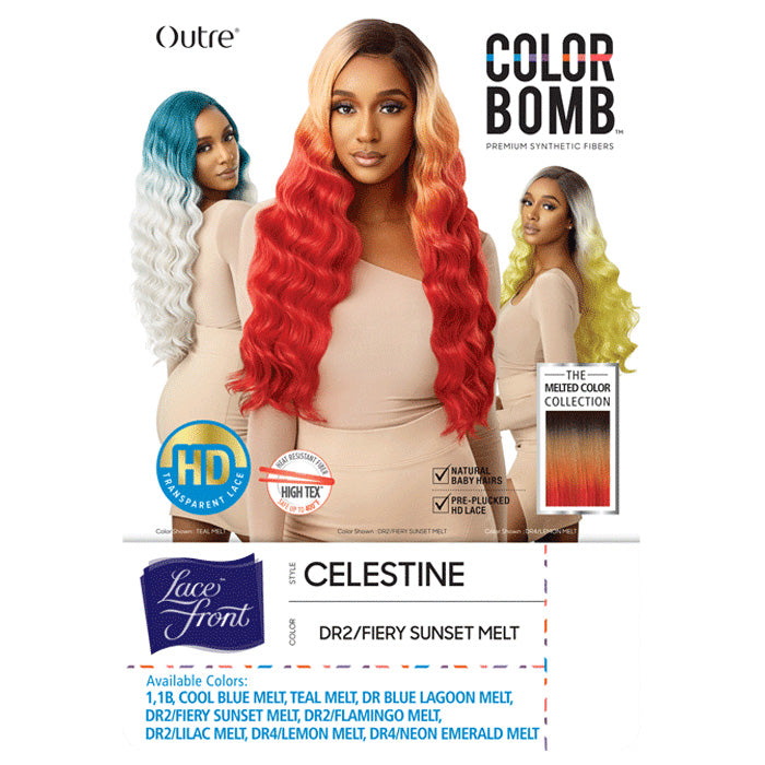 Outre Color Bomb HD Transparent Lace Front Wig - CELESTINE
