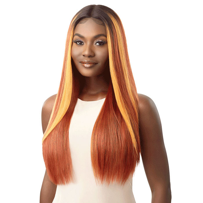 Outre Color Bomb Piano Highlights HD Transparent 5" Deep Part Lace Wig - CHARA