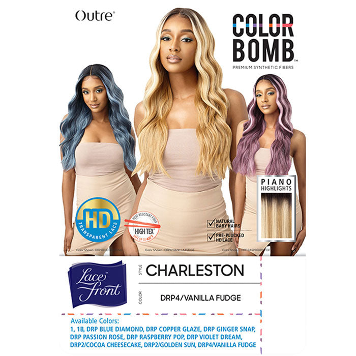 Outre Color Bomb Piano Highlights HD Lace Front Wig - CHARLESTON