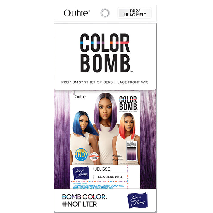 Outre Color Bomb HD Transparent Lace Front Wig - JELISSE