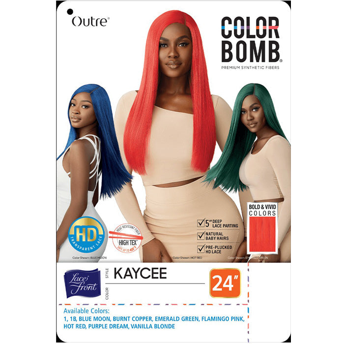 Outre Color Bomb 5" Deep HD Lace Front Wig - KAYCEE 24"