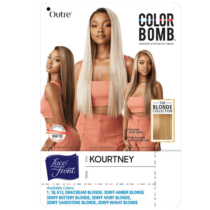 Outre Color Bomb Swiss Lace Front Wig - KOURTNEY